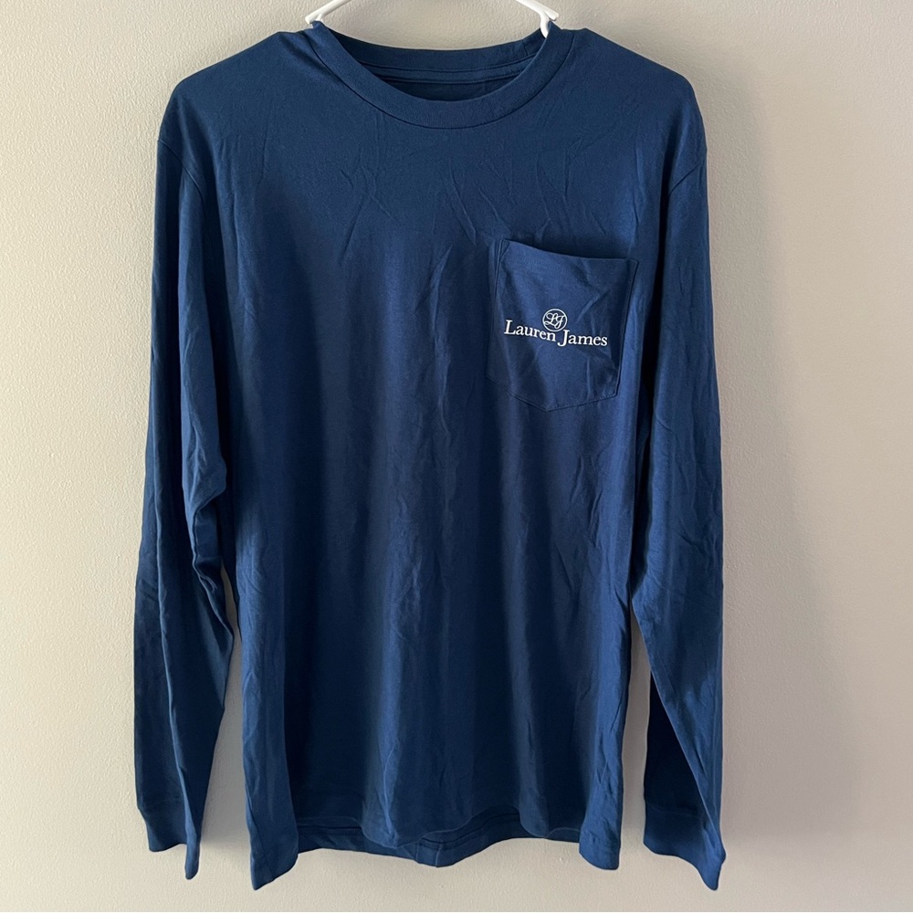 Lauren James Navy Long Sleeve Tee